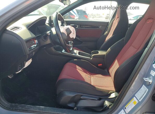 2HGFE1E54NH477654 2022 HONDA CIVIC Серый Вид салона спереди