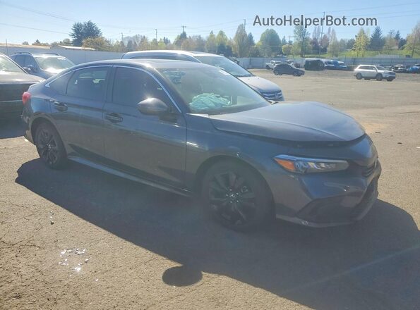 2HGFE1F70RH322430 2024 HONDA CIVIC Серый Передняя правая четверть