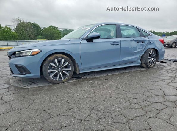 2HGFE1F74PH322069 2023 HONDA CIVIC Gray Vista tres cuartos delantera izquierda