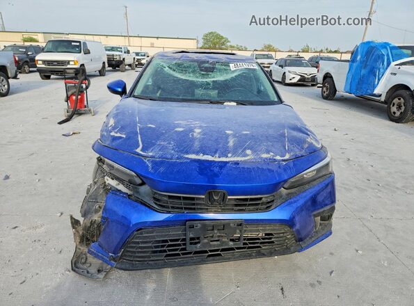 2HGFE1F76NH304122 2022 HONDA CIVIC Blue წინა ხედი