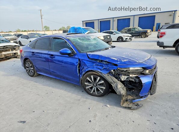 2HGFE1F76NH304122 2022 HONDA CIVIC Blue წინა მარჯვენა