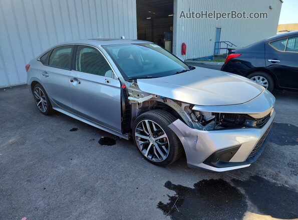 2HGFE1F93NH305200 2022 HONDA CIVIC Silver Передня права чверть