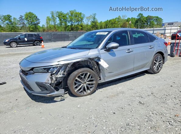 2HGFE1F96RH317427 2024 HONDA CIVIC Silver წინა მარცხენა ხედი სამი მეოთხედიდან