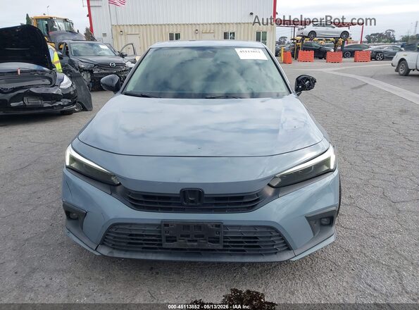 2HGFE1F97NH306737 2022 HONDA CIVIC Blue Вид щитка приладів