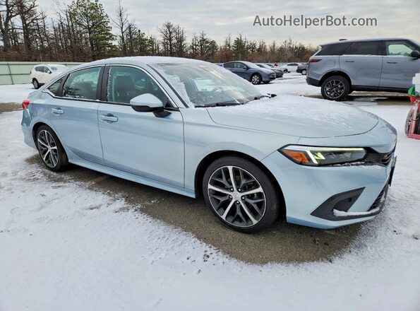 2HGFE1F97NH313056 2022 HONDA CIVIC Синий Передняя правая четверть