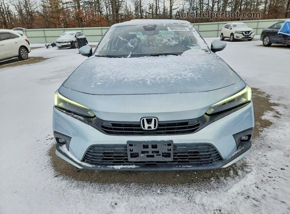 2HGFE1F97NH313056 2022 HONDA CIVIC Синий Вид спереди
