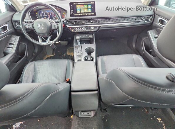 2HGFE1F97NH313056 2022 HONDA CIVIC Синий Вид панели приборов