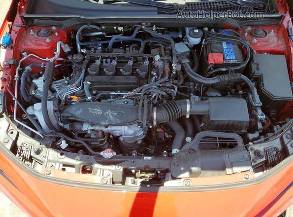 2HGFE1F97RH301012 2024 HONDA CIVIC Red Вид задньої частини салону
