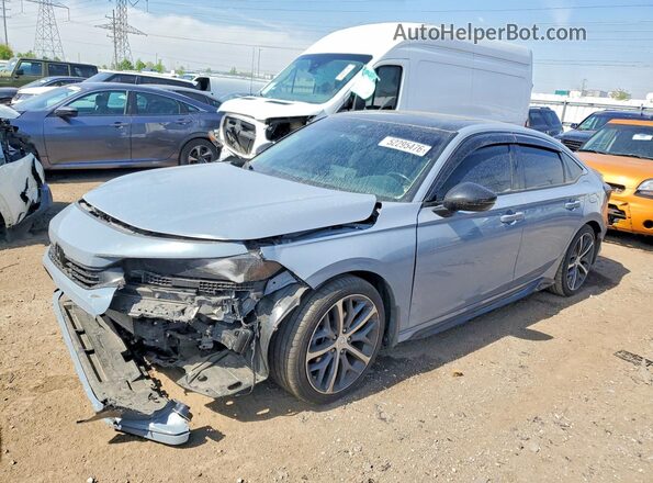 2HGFE1F98NH308206 2022 HONDA CIVIC Gray Przód lewy
