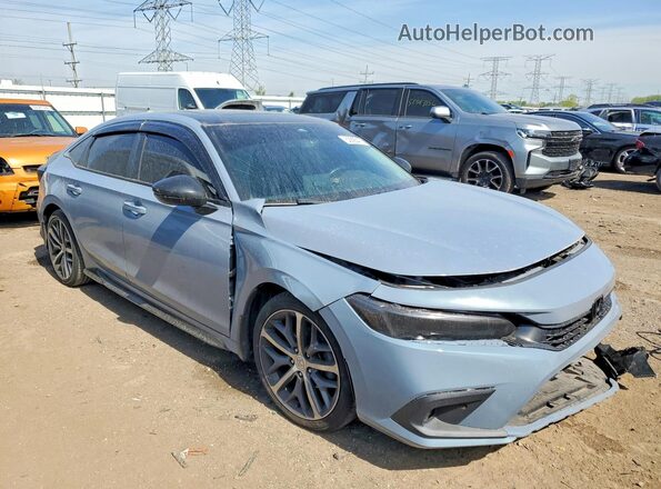 2HGFE1F98NH308206 2022 HONDA CIVIC Gray Przód prawy