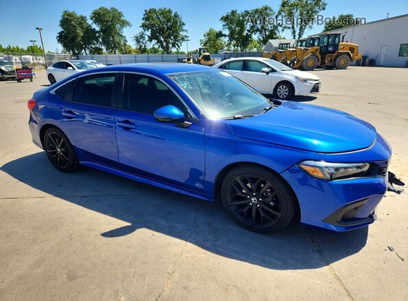 2HGFE1F9XPH317671 2023 HONDA CIVIC Blue Przód prawy