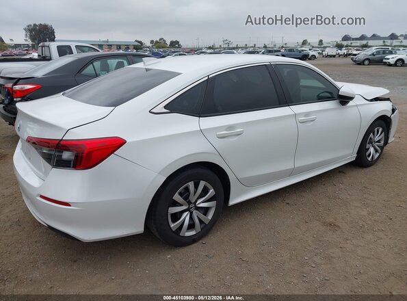 2HGFE2F22NH505431 2022 HONDA CIVIC White უკანა მარჯვენა