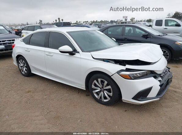 2HGFE2F22NH505431 2022 HONDA CIVIC White წინა მარჯვენა