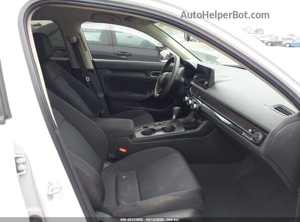 2HGFE2F22NH505431 2022 HONDA CIVIC White წინა სალონის ხედი