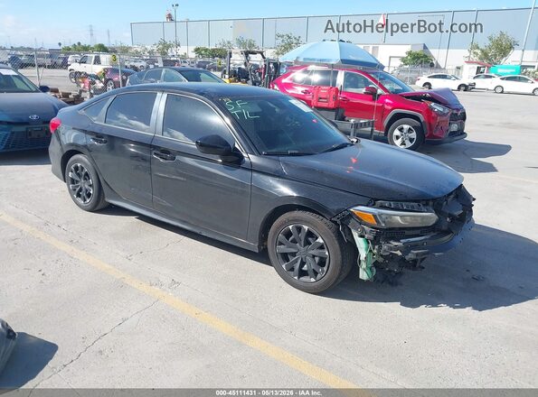 2HGFE2F23NH584625 2022 HONDA CIVIC Black Передня права чверть