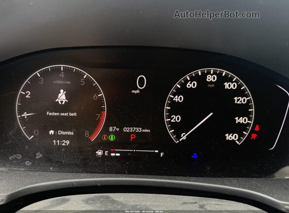 2HGFE2F23PH568458 2023 HONDA CIVIC Черный Вид задних сидений