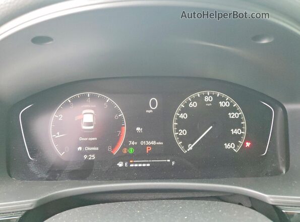 2HGFE2F23SH562748 2025 HONDA CIVIC Серый Вид щитка приборов