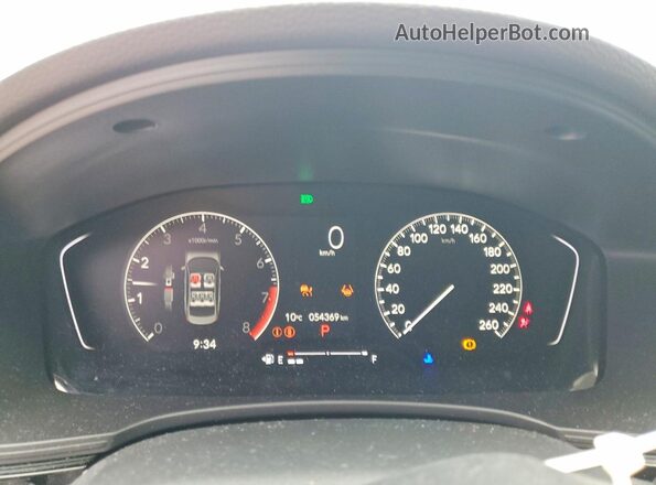 2HGFE2F25PH102921 2023 HONDA CIVIC Silver ხელსაწყოთა პანელის ხედი