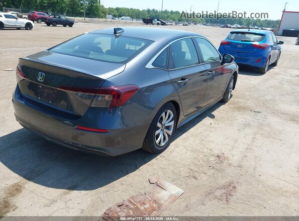 2HGFE2F27SH604290 2025 HONDA CIVIC Серый Задняя правая четверть