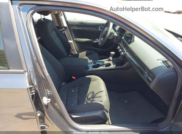 2HGFE2F27SH604290 2025 HONDA CIVIC Серый Вид салона спереди