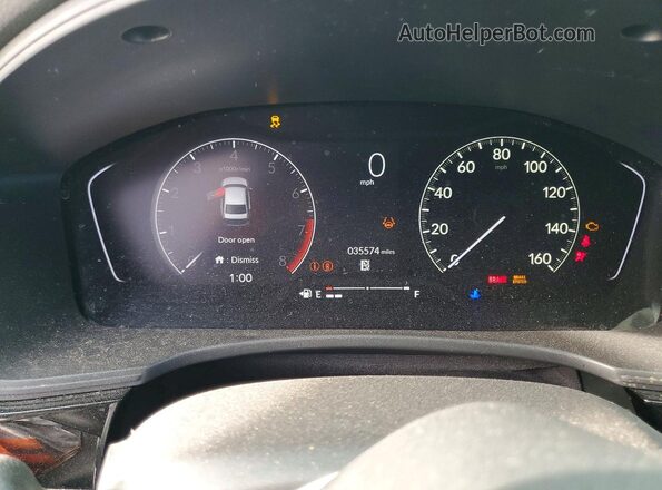2HGFE2F28RH541968 2024 HONDA CIVIC White Widok zestawu wskaźników