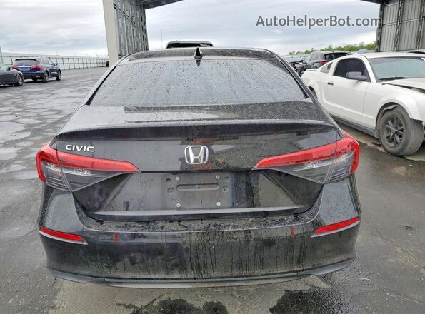2HGFE2F29NH545599 2022 HONDA CIVIC Black Widok z tyłu