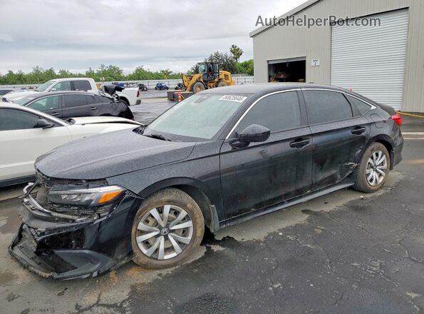 2HGFE2F29NH545599 2022 HONDA CIVIC Black Przód lewy