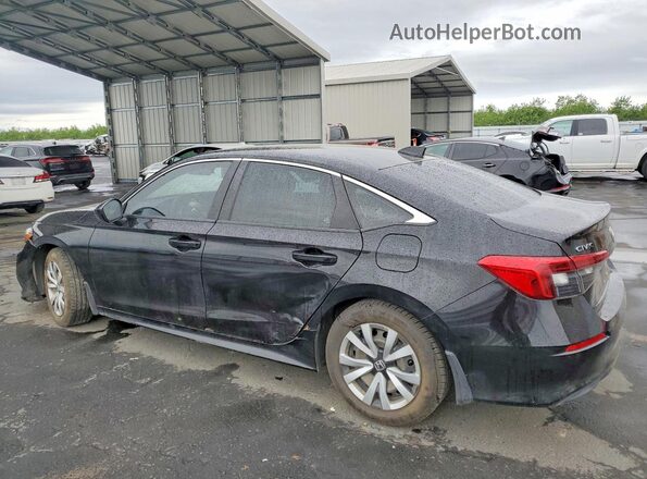 2HGFE2F29NH545599 2022 HONDA CIVIC Black Tył lewy