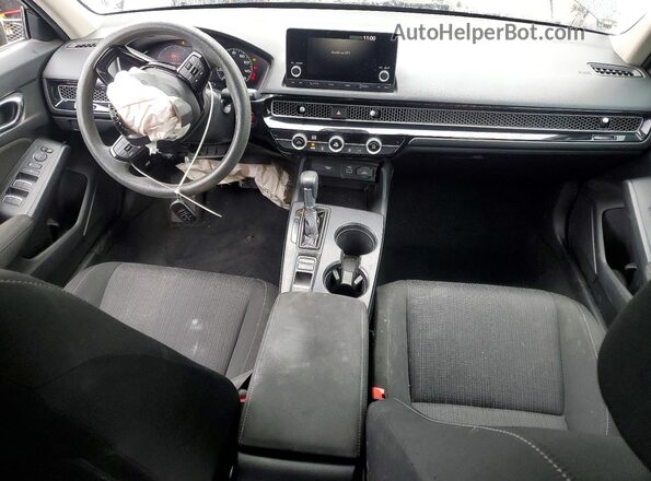2HGFE2F29NH545599 2022 HONDA CIVIC Black Widok deski rozdzielczej