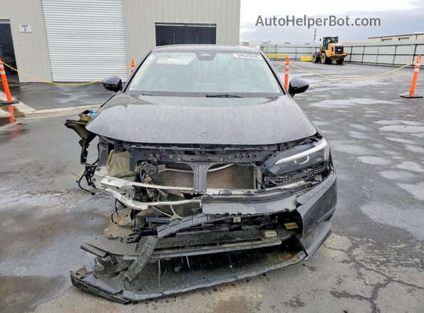 2HGFE2F29NH545599 2022 HONDA CIVIC Black Widok z przodu