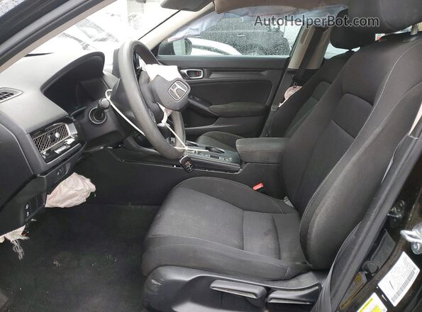 2HGFE2F29NH545599 2022 HONDA CIVIC Black Widok wnętrza z przodu