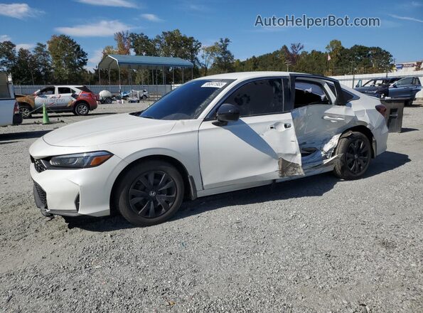 2HGFE2F2XSH520819 2025 HONDA CIVIC Белый Передняя левая четверть