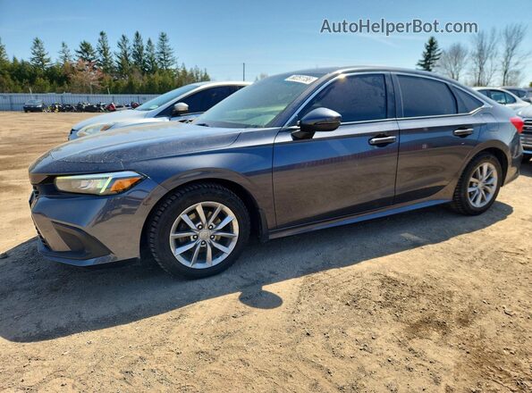 2HGFE2F39NH103155 2022 HONDA CIVIC Серый Передняя левая четверть