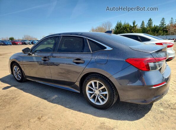 2HGFE2F39NH103155 2022 HONDA CIVIC Серый Задняя левая четверть