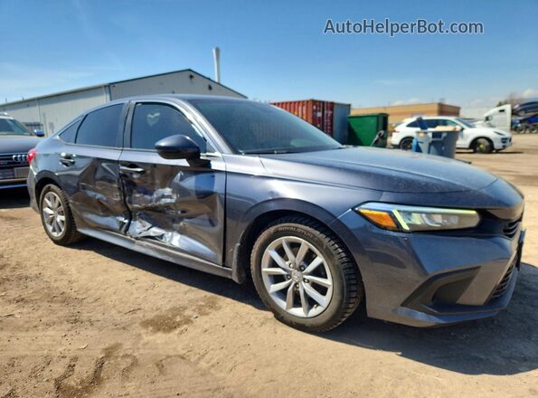 2HGFE2F39NH103155 2022 HONDA CIVIC Серый Передняя правая четверть