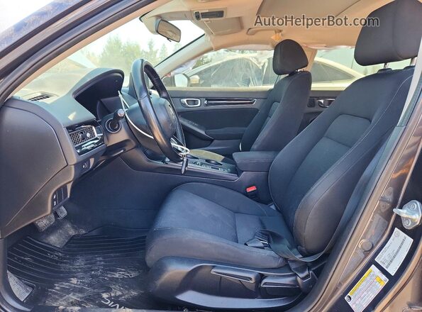2HGFE2F39NH103155 2022 HONDA CIVIC Серый Вид салона спереди