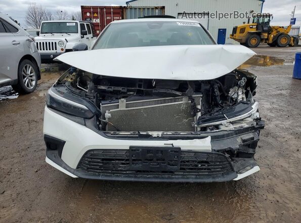 2HGFE2F50NH129399 2022 HONDA CIVIC White წინა ხედი