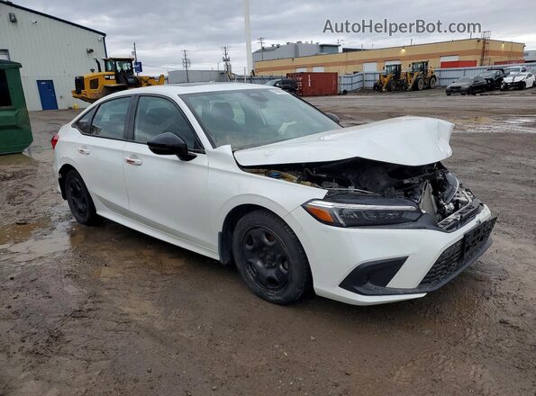 2HGFE2F50NH129399 2022 HONDA CIVIC White წინა მარჯვენა