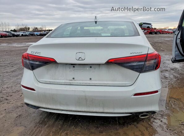 2HGFE2F50NH129399 2022 HONDA CIVIC White უკანა ხედი