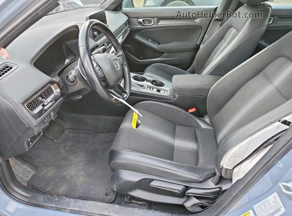 2HGFE2F50NH514056 2022 HONDA CIVIC Серый Вид салона спереди