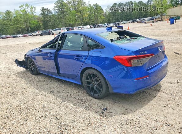 2HGFE2F50NH537577 2022 HONDA CIVIC Blue უკანა მარცხენა