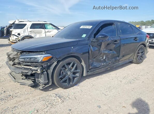 2HGFE2F50NH601374 2022 HONDA CIVIC Черный Передняя левая четверть