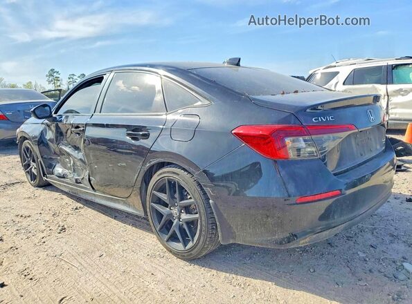 2HGFE2F50NH601374 2022 HONDA CIVIC Черный Задняя левая четверть