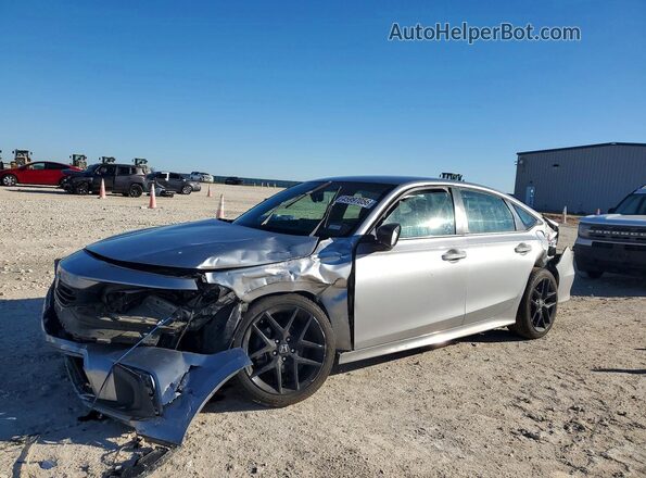 2HGFE2F50NH606073 2022 HONDA CIVIC Silver Vista tres cuartos delantera izquierda
