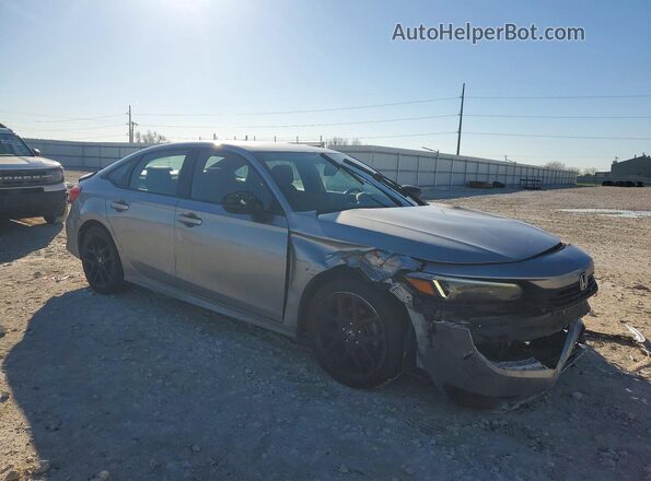 2HGFE2F50NH606073 2022 HONDA CIVIC Silver Delantero derecho