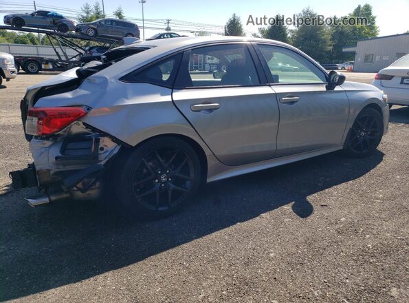 2HGFE2F50PH524959 2023 HONDA CIVIC Серебряный Задняя правая четверть