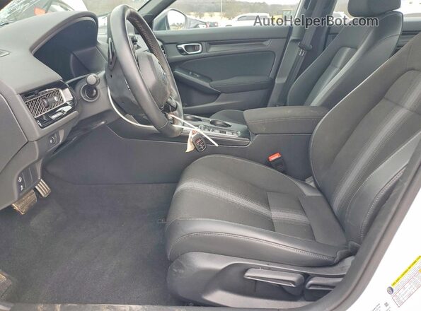 2HGFE2F50PH529627 2023 HONDA CIVIC White Widok wnętrza z przodu