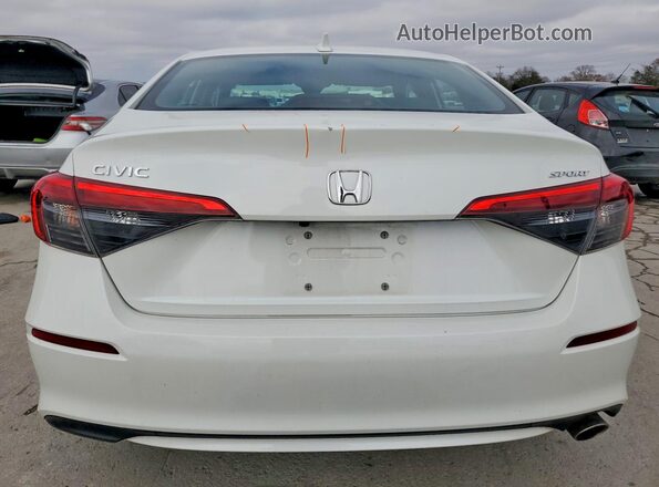 2HGFE2F50PH529627 2023 HONDA CIVIC White Widok z tyłu