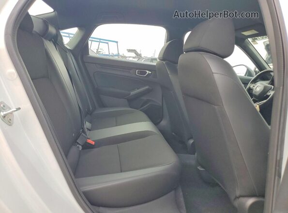 2HGFE2F50PH529627 2023 HONDA CIVIC White Widok tylnych siedzeń