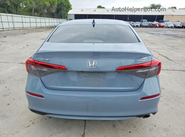 2HGFE2F50RH506206 2024 HONDA CIVIC Blue Вид ззаду